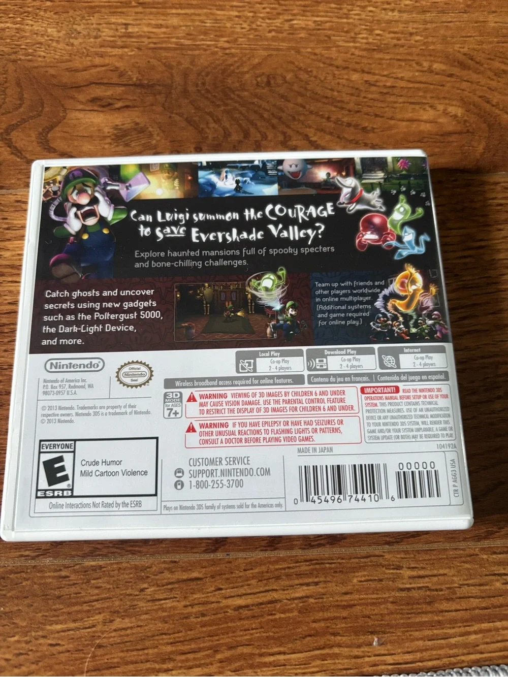 Nintendo Luigi's Mansion: Dark Moon — Green, White, Red